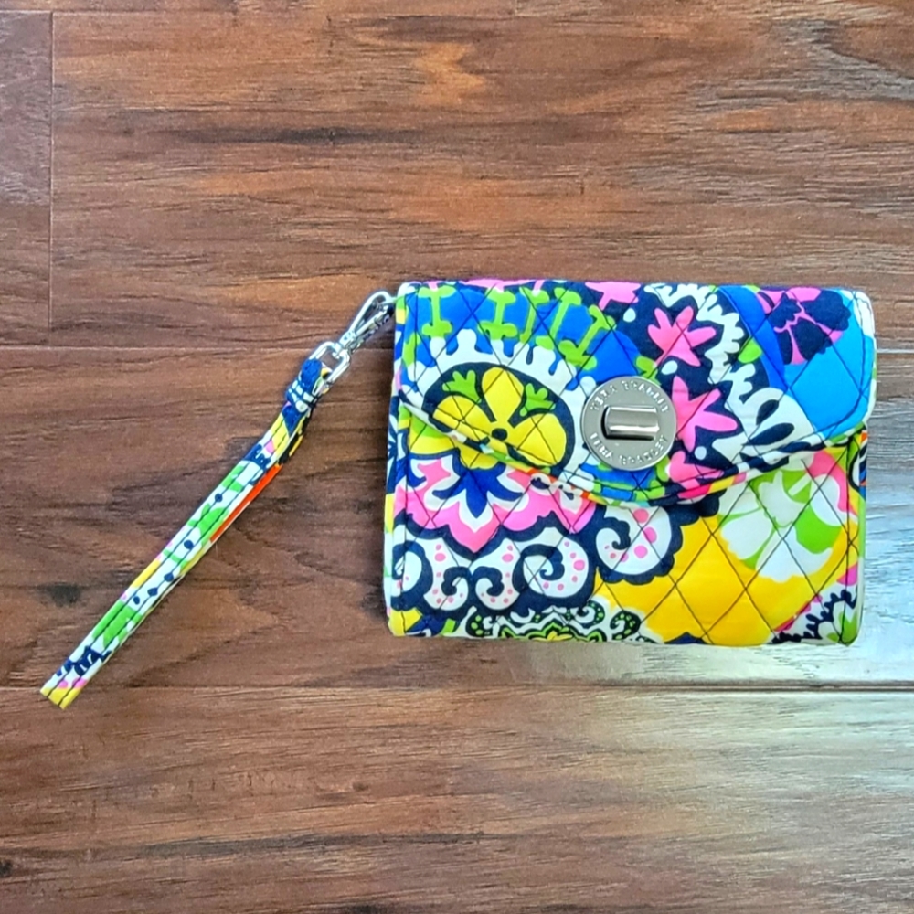 Vera Bradley Bright Colored Wrislet Wallet